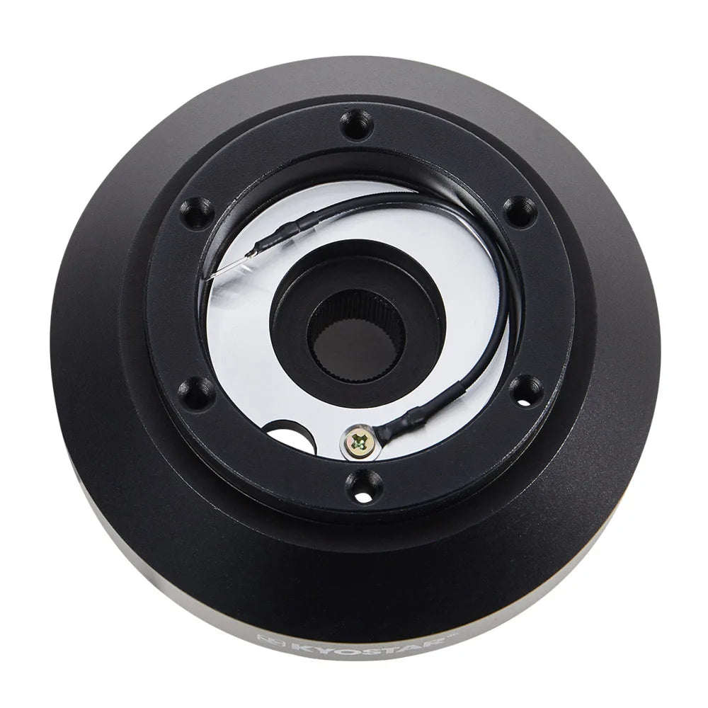 BMW E30 M3 318i 325 / 528e / M5 Black Aluminium Steering Wheel Short Hub Adapter