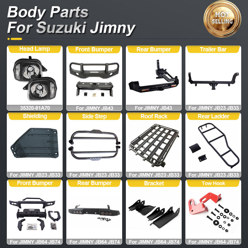 PERFECTRAIL 4X4 Off Road Car Accessories Auto Body Kit Spare Parts for Suzuki Jimny JB23 JB33 JB43 JB64 JB74