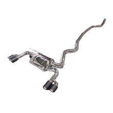 Load image into Gallery viewer, BMW 320i 330i F30 B48 2.0T Stainless Steel 4-Tip Valved Sport Catback Exhaust System
