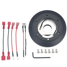 Load image into Gallery viewer, Audi A3 A4 A6 A8 TT / VW Rabbit Beetle Black Aluminium Steering Wheel Hub Adapter Boss Kit