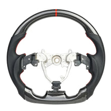 Load image into Gallery viewer, Lexus IS Real Carbon Fibre and Leather Flat-Bottom Sport Steering Wheel - Black