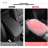 Warm Fur Plush Car Armrest Seat Box Pad For Hyundai Tucson Elantra Creta IX25 IX35 Sonata Solaris Santa Fe Accent Creta Azera