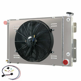 4 Row Radiator Shroud Fan for 1967-1969 Chevy Camaro Big Block Pontiac Firebird