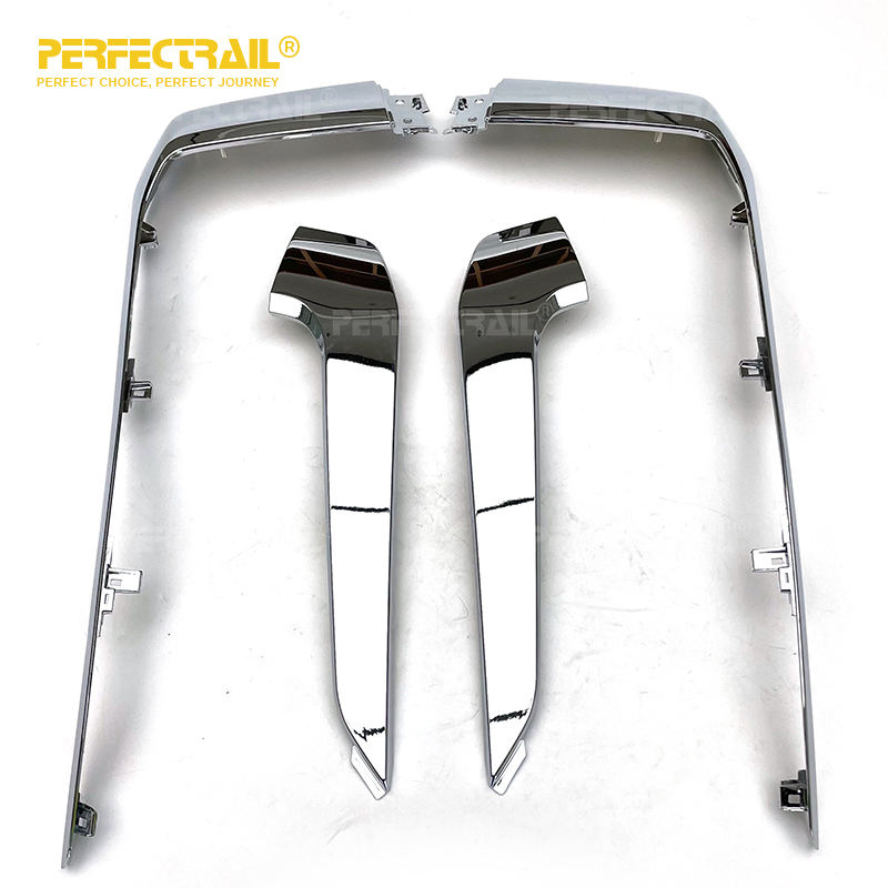 PERFECTRAIL 6407A335 6407A336 6407A337 6407A338 Car Body Parts Front Bumper Molding Trim for Mitsubishi L200 Triton 2019-2022