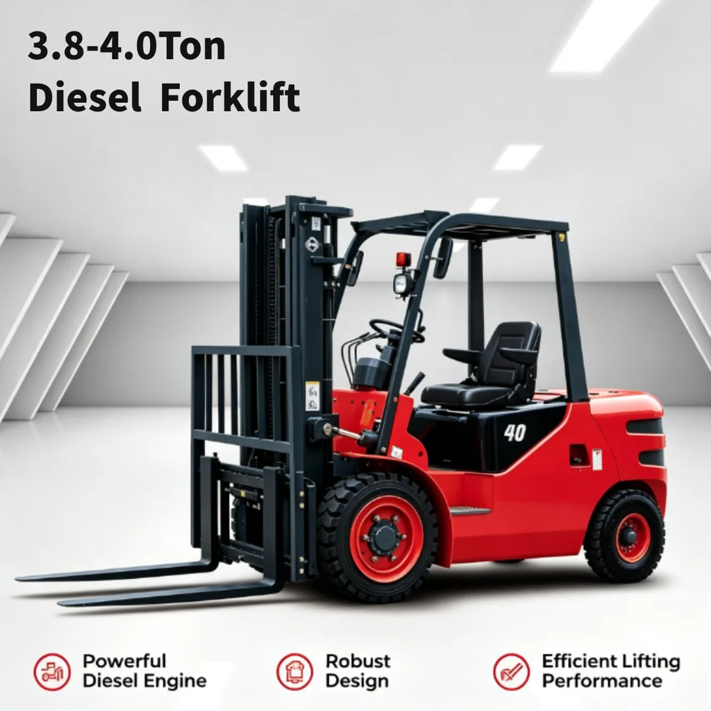 Hot Sale 3.8-4.0Ton Gasoline Forklift, Fuel-efficient & Durable, Great for Construction Site & Warehouse Operations