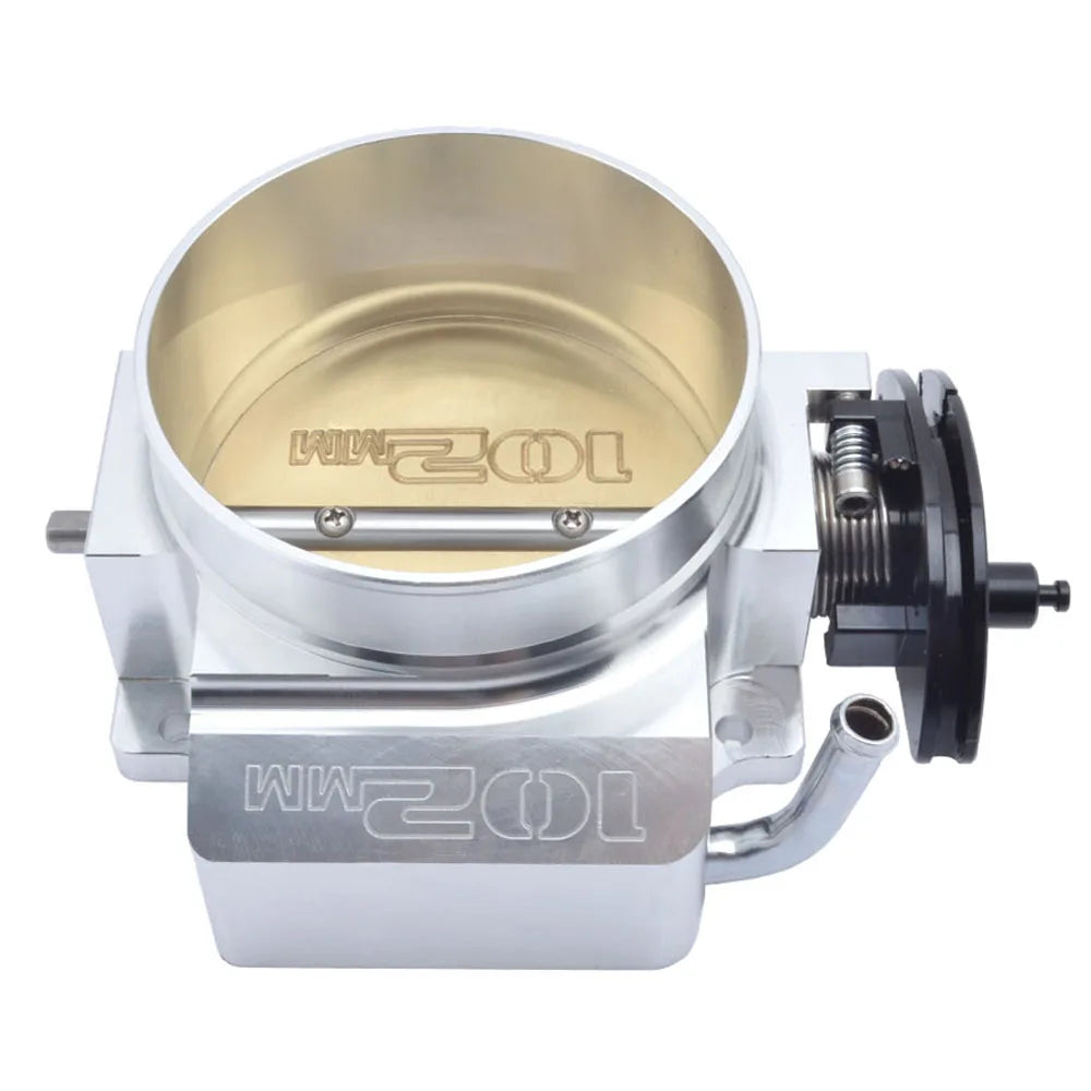LS Engine 102 mm Billet Aluminium Cable Drive 4-Bolt Throttle Body for LS1 LS2 LS3 LS6 LS7 LSX