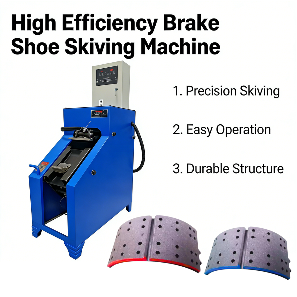 Multifunctional Brake Shoe Lining Machine, 2-in-1 Removal & Trimming, Multi-Purpose & Cost-Effective