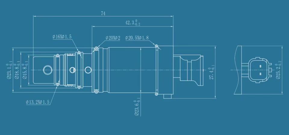 KH-121 Control Valve for Automotive Air Conditioning Compressor