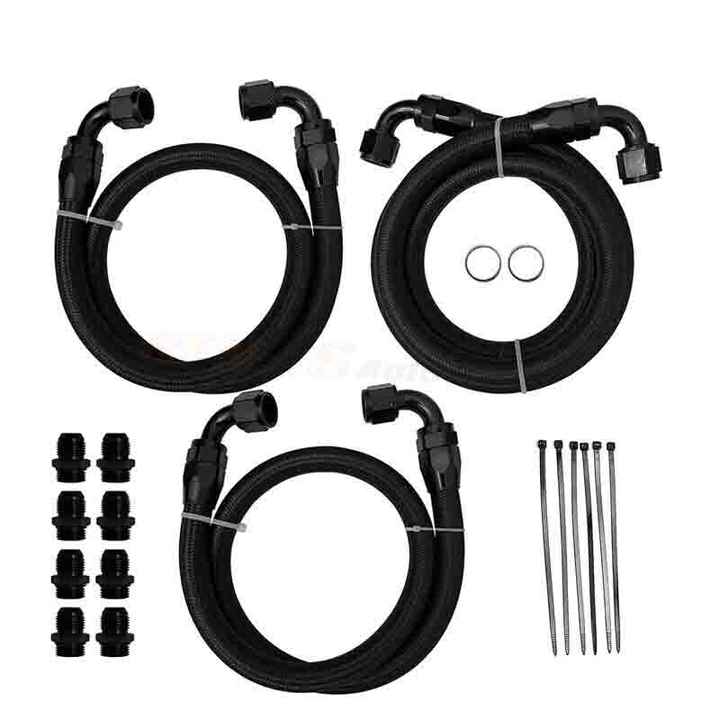 Transmission Cooler Lines Fitting Kit for Chevy/GMC 6.6L LBZ LMM Duramax 2006-2010
