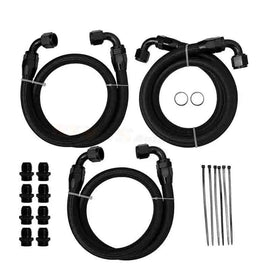 Transmission Cooler Lines Fitting Kit for Chevy/GMC 6.6L LBZ LMM Duramax 2006-2010