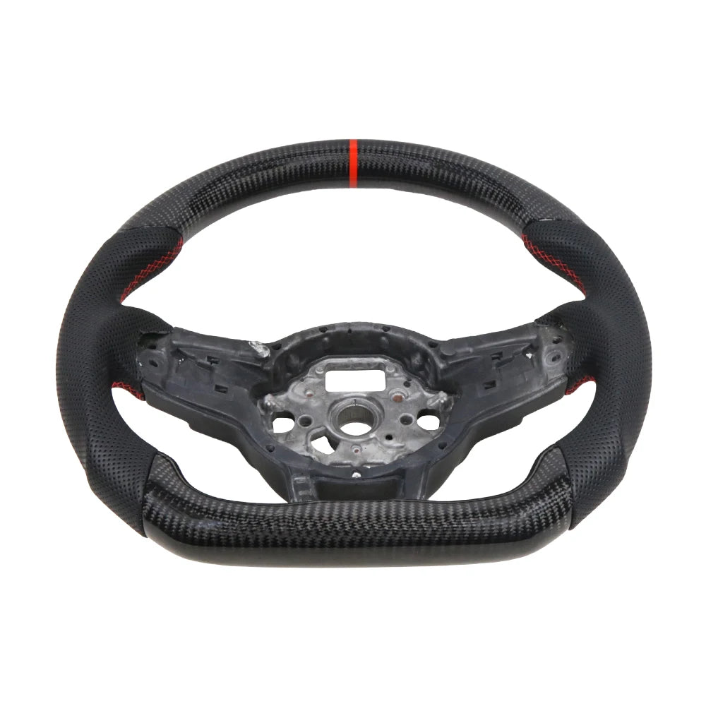 VW Golf GTI / Golf R / R-Line Mk7 / Mk7.5 2013-2020 Carbon Fibre and Leather Sport Steering Wheel