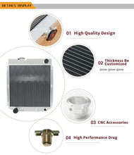 Load image into Gallery viewer, Aluminum Radiator for Ford Fairmont Granada LTD Mustang Thunderbird / Lincoln Continental / Mercury Capri Cougar Grand Marquis