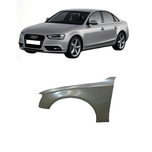 Audi A4 B8 2009–2015 Front End Radiator Support, Fender & Steel Bonnet 8K0805594L 8K0821105J 8K0823029H