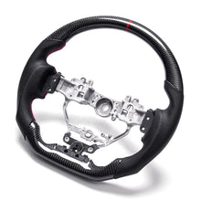 Load image into Gallery viewer, Lexus IS250 / IS350 / RX350 2013-2019 Real Carbon Fibre Flat-Bottom Sport Steering Wheel - Black