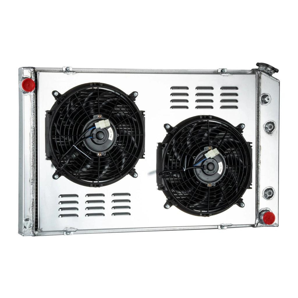 4 Row Radiator Shroud Fan for 1973-1987 CHEVY C10 C20 C30 K10 K20 K30 Pickup V8