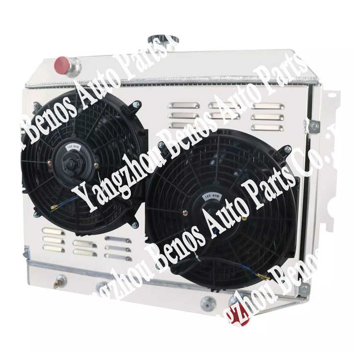 26" 3 Row Aluminum Radiator for Dodge Challenger Charger Plymouth 1968-1974