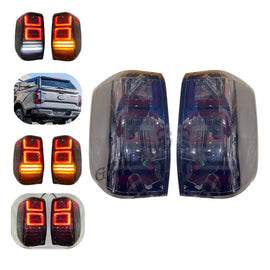 Ford Ranger T9 Wildtrak GZDL4WD LED Taillight Set (Smoked) - TLT-FRD-004