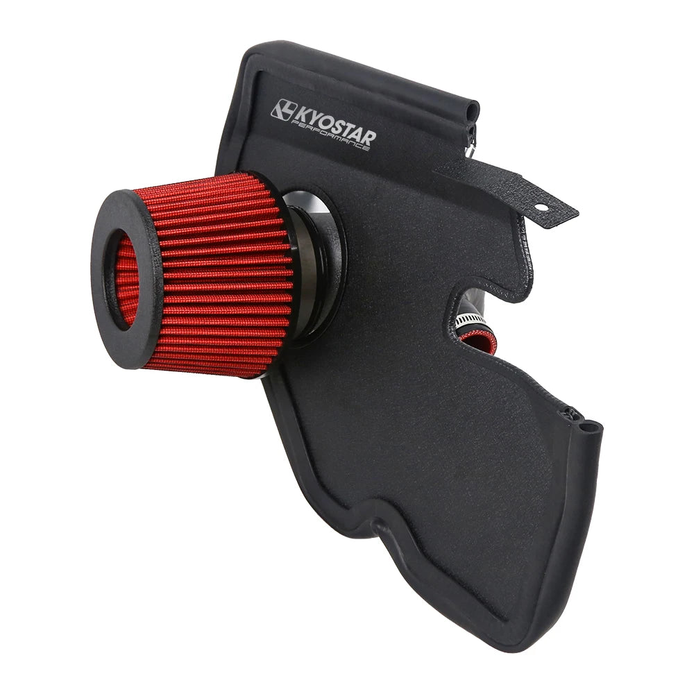 BMW 535i F10 / F11 N55 3.0T Aluminium Cold Air Intake Kit - Black / Red