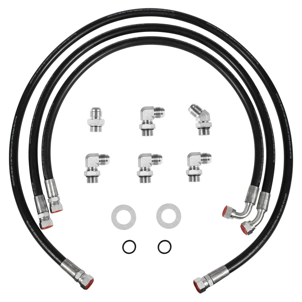 GM Chevrolet GMC Duramax 6.6 2006-2010 Upgraded Transmission Cooler Hose Lines - Direct Replacement