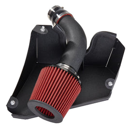 Cadillac ATS 2.0L Turbo 2013+ 3 inch Black Aluminium Cold Air Intake System