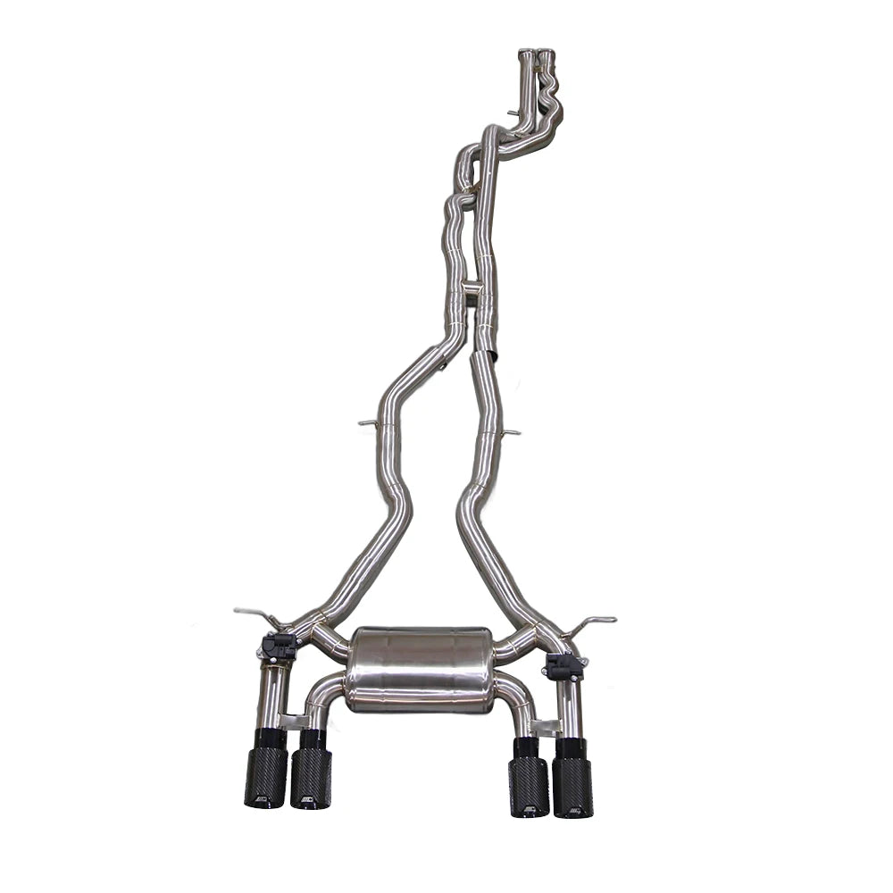 BMW M3 F80 / M4 F82 F83 2014-2020 Equal Length Stainless Steel Valved Sport Catback Exhaust System