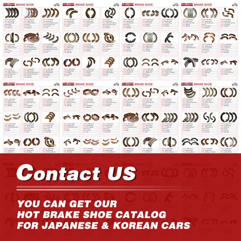 KINGTSEEL OEM 04495-52030 04495-63011 04495-63010 Car Auto Parts Zapatas De Freno Brake Shoes for TOYOTA SIENTA FN2358 K2358