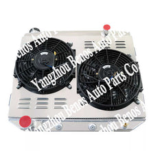 Load image into Gallery viewer, 4 Row Aluminum Radiator for Chevy Truck C/K Series GMC AT/MT 6062 1960-1962