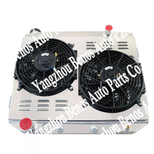 Load image into Gallery viewer, 4 Row Aluminum Radiator for Chevy Truck C/K Series GMC AT/MT 6062 1960-1962
