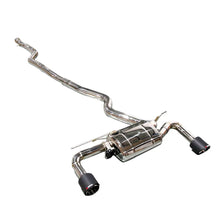 Load image into Gallery viewer, BMW 320i 330i F30 2015-2018 B48 2.0T Stainless Steel 2-Tip Valved Sport Catback Exhaust System