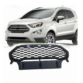 For Ecosport 2019 2020  Front Grill OEM Style Black ABS Trim Grille