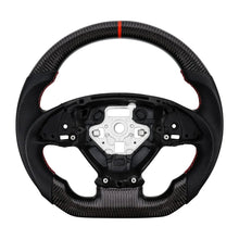 Load image into Gallery viewer, Chevrolet Corvette C7 2014-2018 Carbon Fibre and Leather D-Shaped Flat-Bottom Steering Wheel