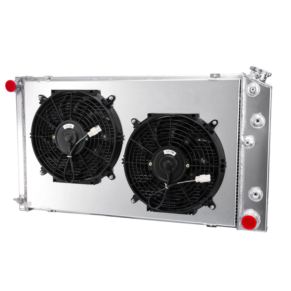 4 Row Radiator Shroud Fan for Chevy Camaro/ 78~87 Monte Carlo G-Body GMC 1970-81