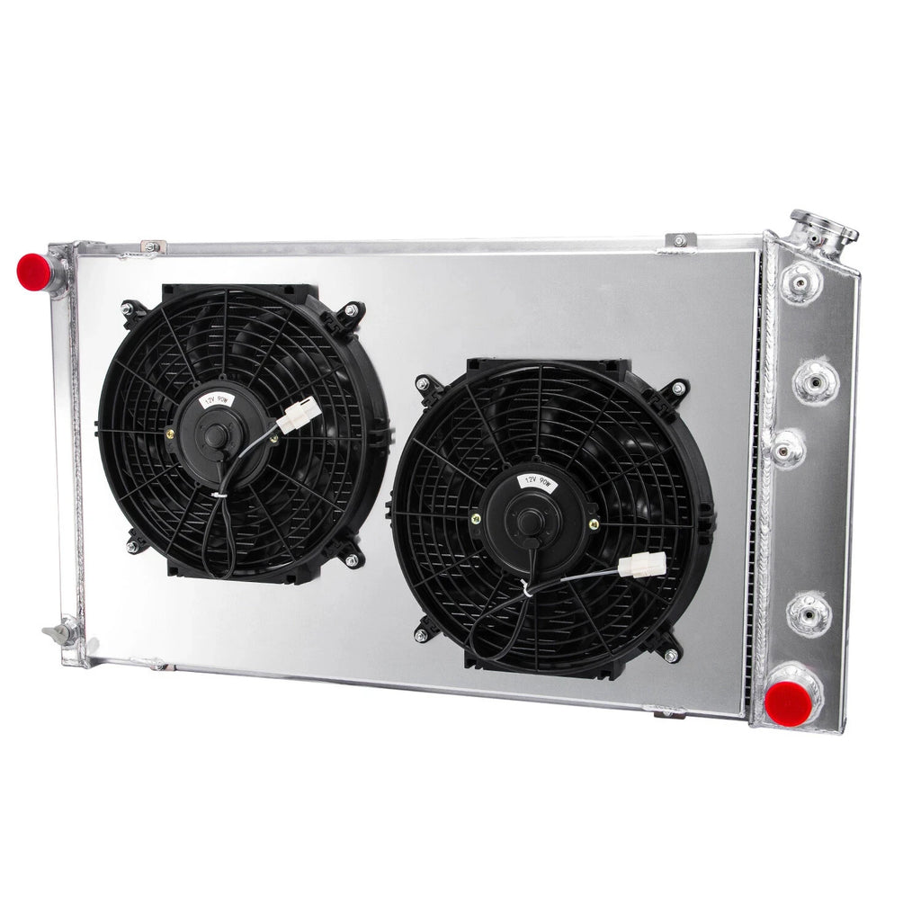 4 Row Radiator Shroud Fan for Chevy Camaro/ 78~87 Monte Carlo G-Body GMC 1970-81
