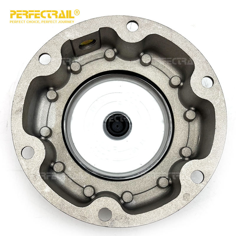 PERFECTRAIL 343-4249 Factory Trailer Parts 6 Hole Aluminum Wheel Hub Center Cap for Trailer Axles