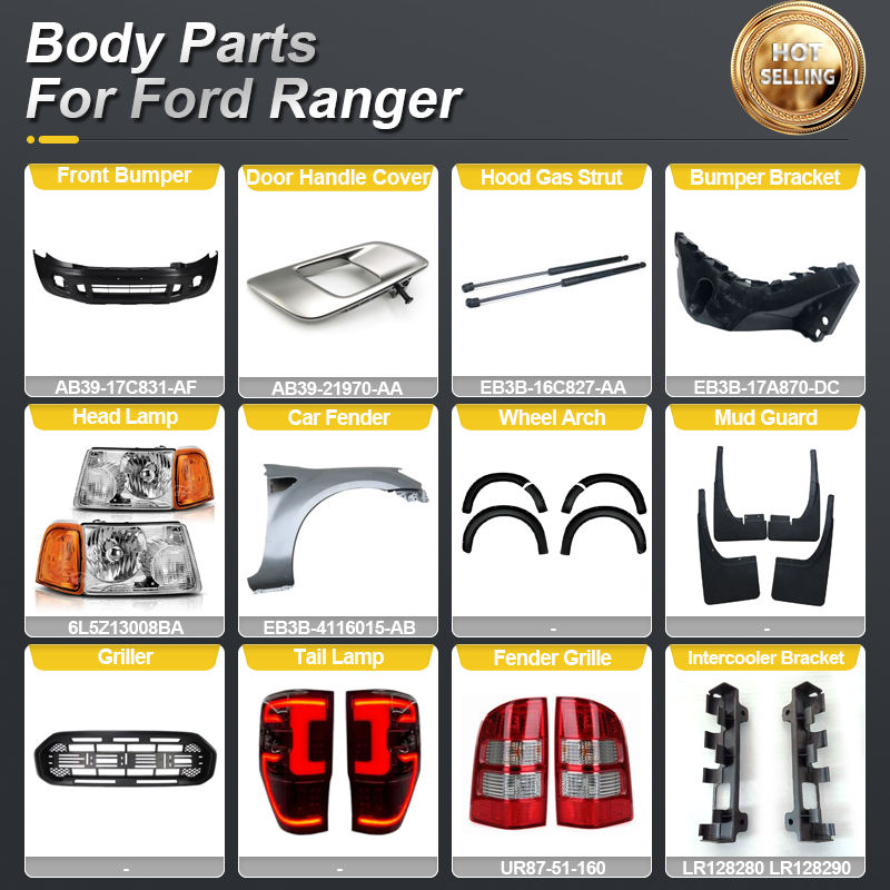PERFECTRAIL Manufacturer Car Body Kit Auto Spare Parts Accessories for Ford Ranger T6 T7 T8