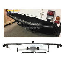 Load image into Gallery viewer, PERFECTRAIL 4x4 Offroad Auto Parts Rear Tow Bar Step Bumper for Land Rover Defender 90 110 200TDI 300TDI 1983-2016