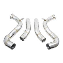Load image into Gallery viewer, Mercedes-AMG C63 / C63 S W205 2015+ M177 4.0TT 3 inch Mirror Polished Stainless Competition Downpipes