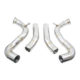 Mercedes-AMG C63 / C63 S W205 2015+ M177 4.0TT 3 inch Mirror Polished Stainless Competition Downpipes