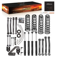 Load image into Gallery viewer, Factory Lift 4" Front Lift Kit Coil Springs Control Arms Shock Absorbers for Jeep Wrangler JKU 4-Door 2007-2018