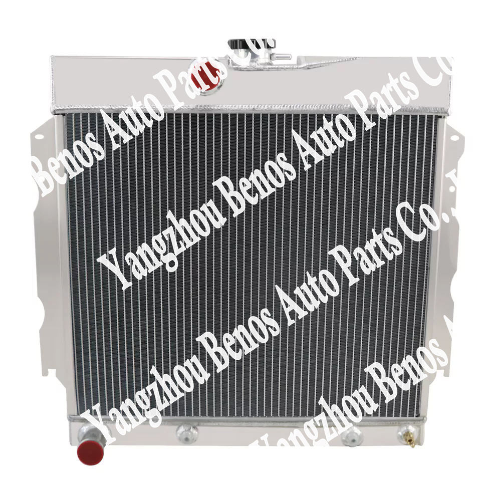 1963-1969 Dodge Coronet/Charger Plymouth 4-Row Radiator with Shroud Fan and Relay