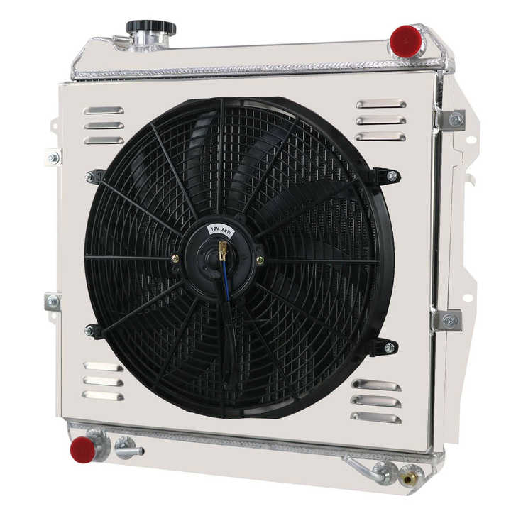 4 Row Radiator+Shroud Fan for Toyota Pickup DLX/4 Runner SR5 V6 3.0L 1988-1995