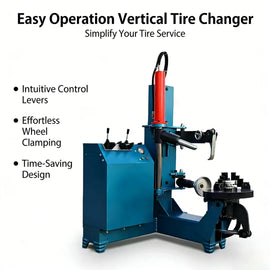 Automatic Vertical Tire Mounting Tool, Reliable Quality, High Precision, Perfect for Garage & Maintenance Center Use.