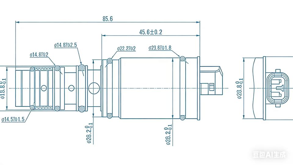 KH-02 Electronic Control Valve for Electric Compressors 5SE09C 5SE12C 6SEU16
