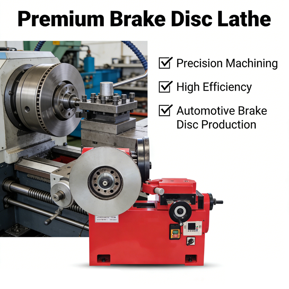 Electric T8845 Brake Disc Lathe Stable Running Simple Maintenance Best Choice for Brake Service Business