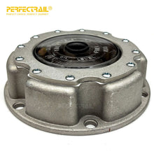 Load image into Gallery viewer, PERFECTRAIL 343-4249 Factory Trailer Parts 6 Hole Aluminum Wheel Hub Center Cap for Trailer Axles