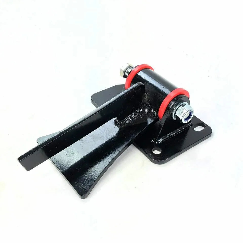 Chevy GMC Sonoma 1983-2005 LS1 5.3 6.0 V8 Swap Weld-In Aluminium Motor Mount Set, Black and Red
