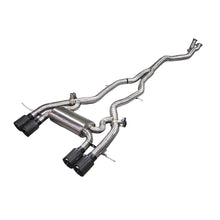 Load image into Gallery viewer, BMW M2 G87 2023+ S58 3.0L Twin-Turbo T304 Stainless 89mm 4-Tip Valved Catback Exhaust with Brackets