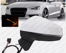 Load image into Gallery viewer, Audi A3 S3 8V Right Side Door Mirror Assembly White 8V1857410