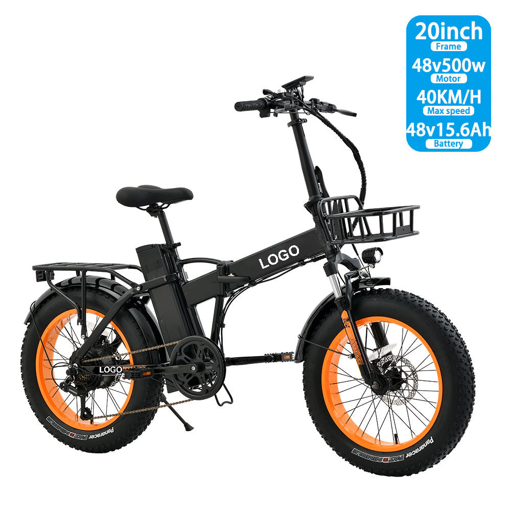 Folding Fat Tire Electric Bike Cheap Price Off-Road City Folding eBike with Fat Tyres, Compact Foldable Design & Electric Bike Performance for Adults
