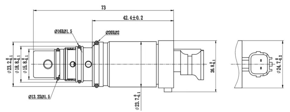 Compressor Control Valve for GM, Buick, Land Rover - KH-21